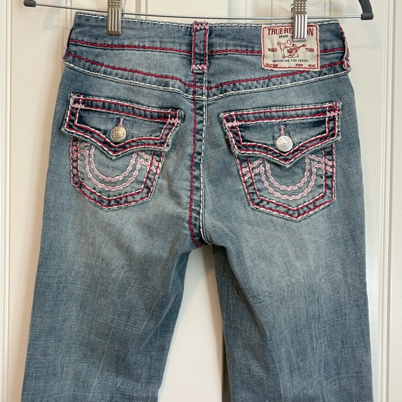 True Religion BECCA MID RISE SUPER T BOOTCUT JEAN size 24 - Picture 2 of 6